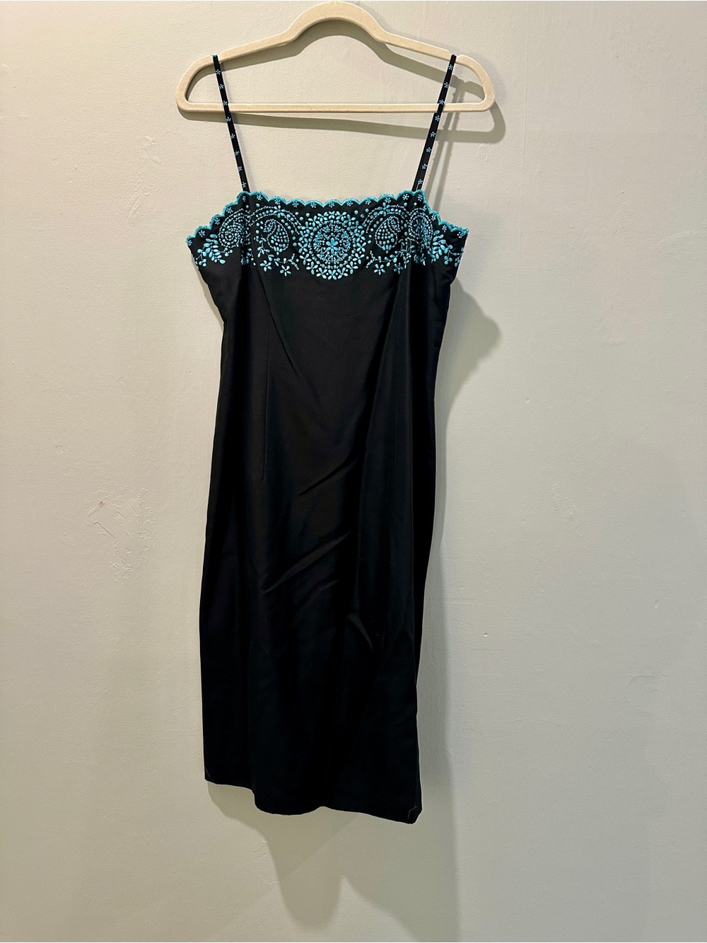 Vintage Ann Taylor Black Silk Mini Cocktail Semiformal Dress